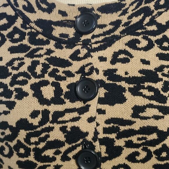 Peck & Peck jacket. Button up, size small. Animal print. Fabulous old money - Picture 2 of 9